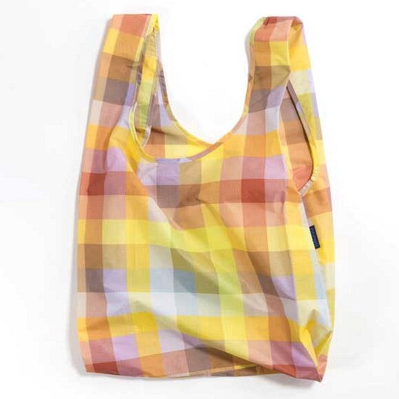 NWT Standard Baggu - 70s Madras - Picture 1 of 4